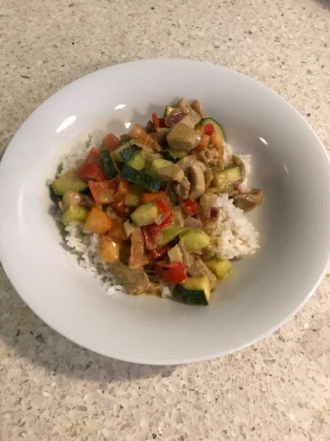 Thaise groene curry